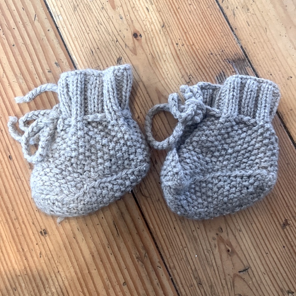 Zara knit booties